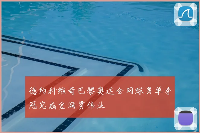 德约科维奇巴黎奥运会网球男单夺冠完成金满贯伟业